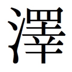 新品【澤】の苗字の認印　澤村様、廣澤様 ほか各種　旧字のお名前を...