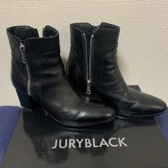 ジュリーブラックヒールブーツ
