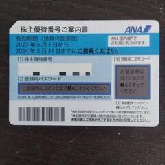 ANA　株主優待券の画像