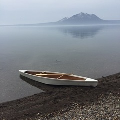 ⭐︎値下げ⭐︎1人乗り自作カヌー(パドル 、背もたれ付き)