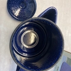 パーコレーター☆96713コーヒーメーカー ホーロー1.5L　の画像