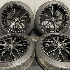 【MICHELIN PILOT SPORT4 215/45ZR17】夏タイヤ【WedsSport SA-20R 17インチ 7.5J5HPCD100+48】21年製 プリウス 86 レガシィ等　(MTG545)クレジットカード QRコード決済可能