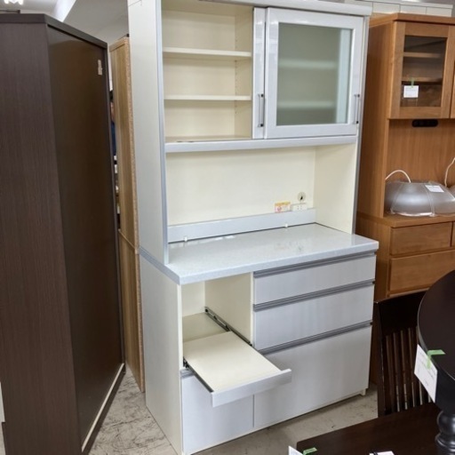  A2404-626 パモウナ キッチンボード ホワイト キズ汚れ有り
