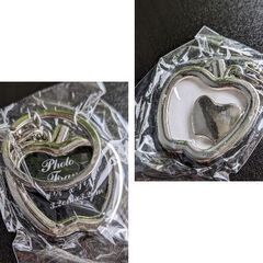 アップル型キーホルダー（新品）の画像