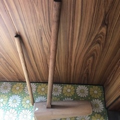 杵と餅伸ばし棒の画像
