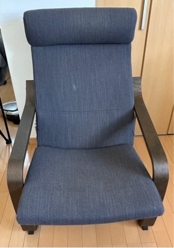 IKEA　ポエング オットマン付き