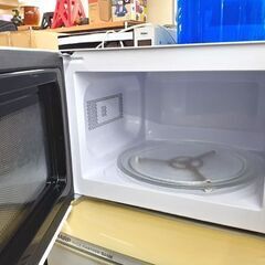 【西日本専用】【60Hz専用 】YAMAZEN 電子レンジ 2020年製 YJRB-177(WH)6 ホワイト 60Hz専用  温め専用 あたため 札幌市 平岸店の画像