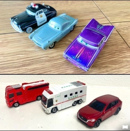 美品】カーズ 大きなマック 定価4万円 カーズ・トミカ6つ付けます