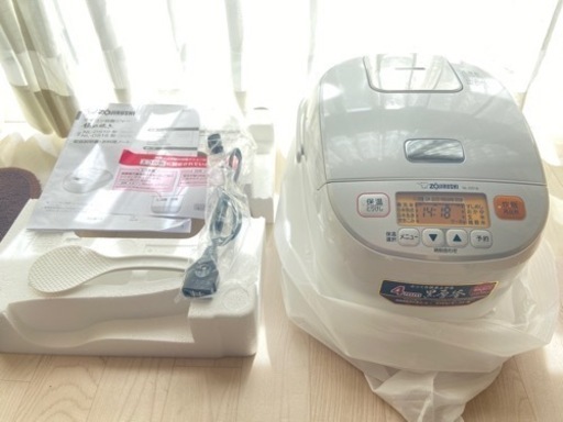 【新品・未使用】象印 炊飯器  (1升炊き)　マイコン式 極め炊き NL-DS18-WA