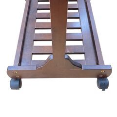 【REGASTOCK 川崎店】木製ハンガーラック 高さ約150cm×幅約65cm×奥行約38cmの画像
