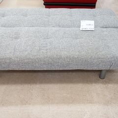★ジモティ割あり★  ソファーベッド グレー H×D×W クリーニング済み TJ5416の画像