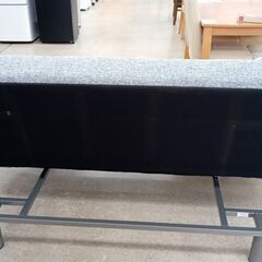 ★ジモティ割あり★  ソファーベッド グレー H×D×W クリーニング済み TJ5416の画像