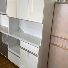 土井インテリヤ工業 3枚扉レンジボード【トレファク 川越店】