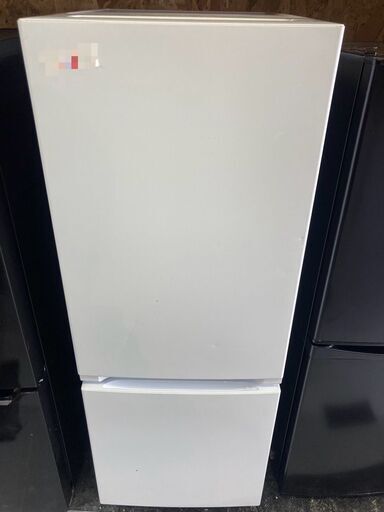☆中古￥12,800！YAMADA　156㍑2ドア冷蔵庫　家電　YRZ-F15G1型　2020年製　幅48㎝ｘ奥行60㎝ｘ高さ127㎝　【BD157】