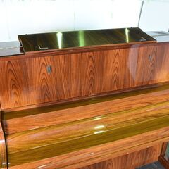 ≪zyt1450ジ≫ 希少 KAWAI/カワイ アップライトピアノ KL801 艶有木目 ローズウッド？ 1982年頃製造 KL-801 現状品 50805-02の画像