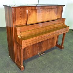 ≪zyt1450ジ≫ 希少 KAWAI/カワイ アップライトピアノ KL801 艶有木目 ローズウッド？ 1982年頃製造 KL-801 現状品 50805-02の画像