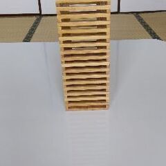美品　竹かごバッグの画像