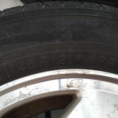 車HONDA　ホイールタイヤセット　軽トラ、バモスの画像