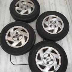 車HONDA　ホイールタイヤセット　軽トラ、バモス