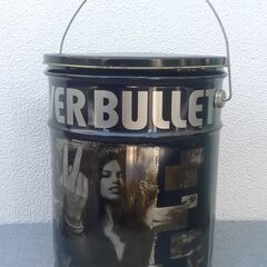 ペール缶スツール シルバーバレット