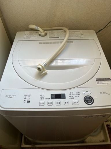 洗濯機 SHARP ES-GE5E 2021年製