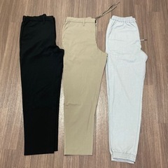 GUメンズパンツ3本
