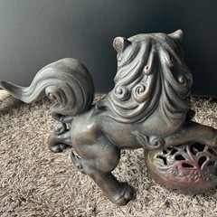 ☆ 玉獅子　置物　縁起物小物 置物、オブジェの画像