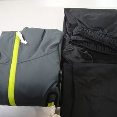 セール中につき、通常特価3,278円より20％引きの2,622円!　【⑲】未使用　 83007 ストレッチレインスーツ（上下組）チャコールグレー　Lサイズの画像