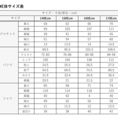 [美品]キッズ用スーツ 150Eの画像