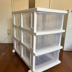 美品★3段収納ボックス／引き出し
