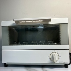 K2404-645 ニトリ オーブントースター NT07_WH 2019年製 取説あり 通電確認済み 汚れあり 中古の画像
