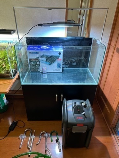 取引限定　水槽セット90cmx45x45 エーハイムフィルター2080 クーラー