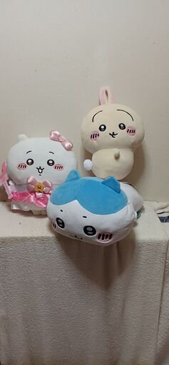 本日受け渡し決定！　ちいかわ　だららんBIG\u0026ウサギ\u0026お洒落なぬいぐるみ３体セット