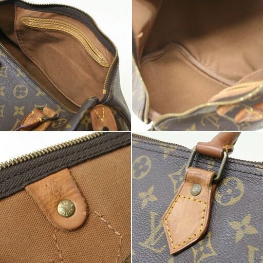 LOUIS VUITTON モノグラム スピーディ30 M41526 VI881 カデナ・キー×2本 ミニボストンバッグ ルイヴィトン