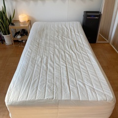 『無料』MUJI 脚付マットレス　ポケットコイル シングルベッド