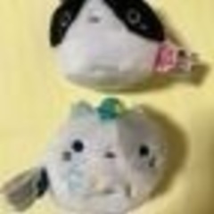 ２個セット、ねこだんご、お手玉、ぬいぐるみ、三英貿易。 ・白黒ハ...