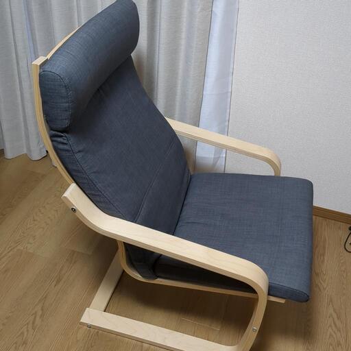 イケア　ポエング　家具 ソファ 1人用ソファ