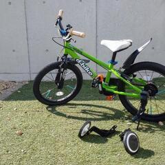 子供用自転車【d-bike 18インチ】初乗りの練習用に！
