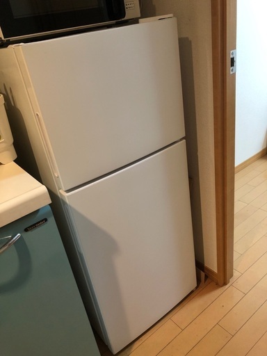 2ドア　冷蔵庫