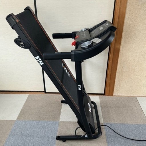 BTM 静音 電動ルームランナー 時速0.8-12km