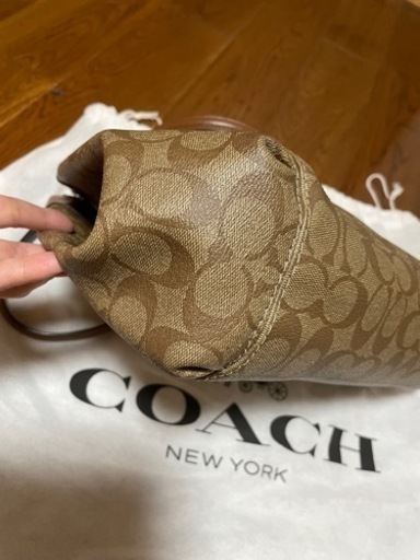お値下げ中?コーチ?coach?トートバッグ　カバン　シグネチャー　美品　正規品?