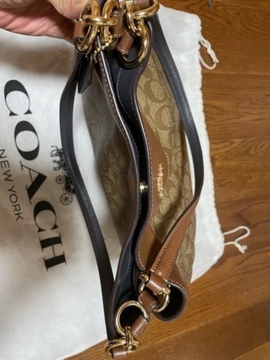 お値下げ中?コーチ?coach?トートバッグ　カバン　シグネチャー　美品　正規品?