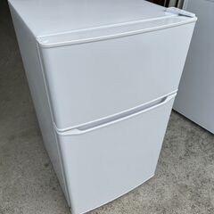 【動作保証あり】Haier ハイアール 2023年 JR-N85E 85L 2ドア 直冷式 冷凍冷蔵庫【管理KRR611】