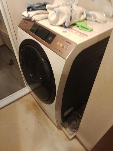 ☆パナソニック Panasonic NA-VX5E2L 10.0kg ドラム式洗濯乾燥機◆大容量ファミリーサイズ