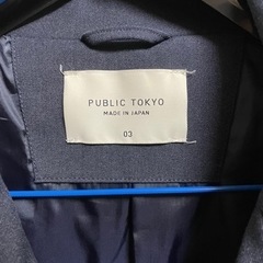 public tokyo   2WAYストレッチステンカラーコート ミドル丈の画像
