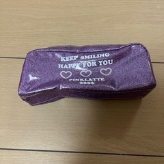 ピンクラテ　ペンケース