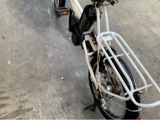 404  ブリヂストン新機種電動アシスト自転車アシスタ前20インチ後18インチホワイト