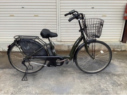 410  ヤマハ新機種電動アシスト自転車pas reffimi26インチカーキアルミボディ