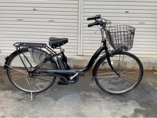 412  ヤマハ新機種電動アシスト自転車pasnatura26インチブラックアルミボディー