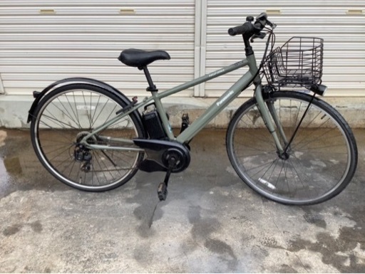 415  パナソニック最新機種電動アシスト自転車VELOSTAR700×38Cグリーン
